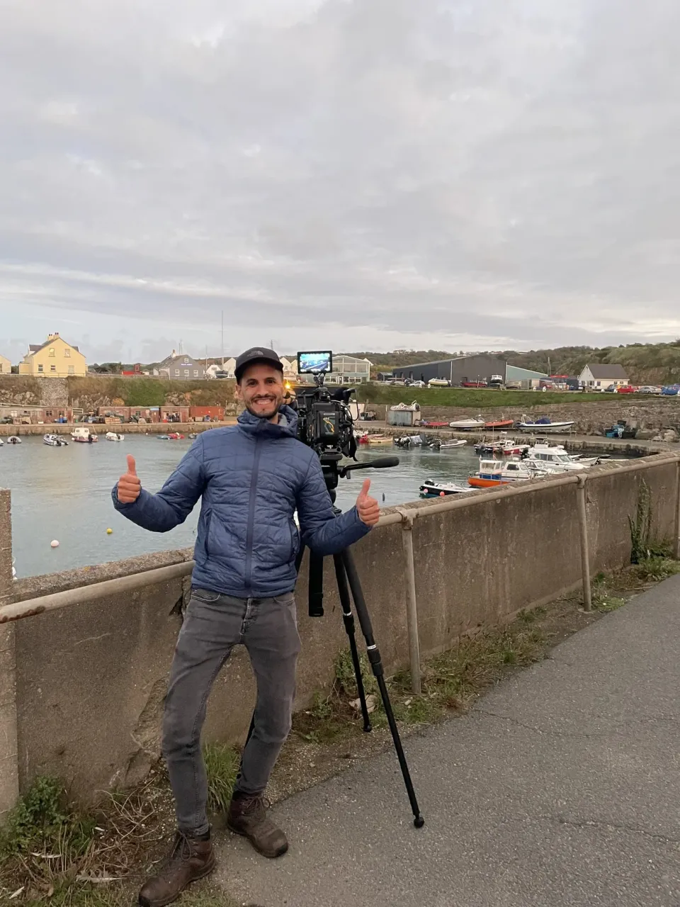 Filming On Alderney Island